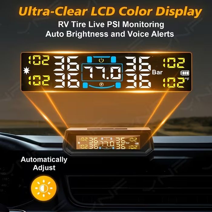 Датчики давления воздуха в колёсах TPMS