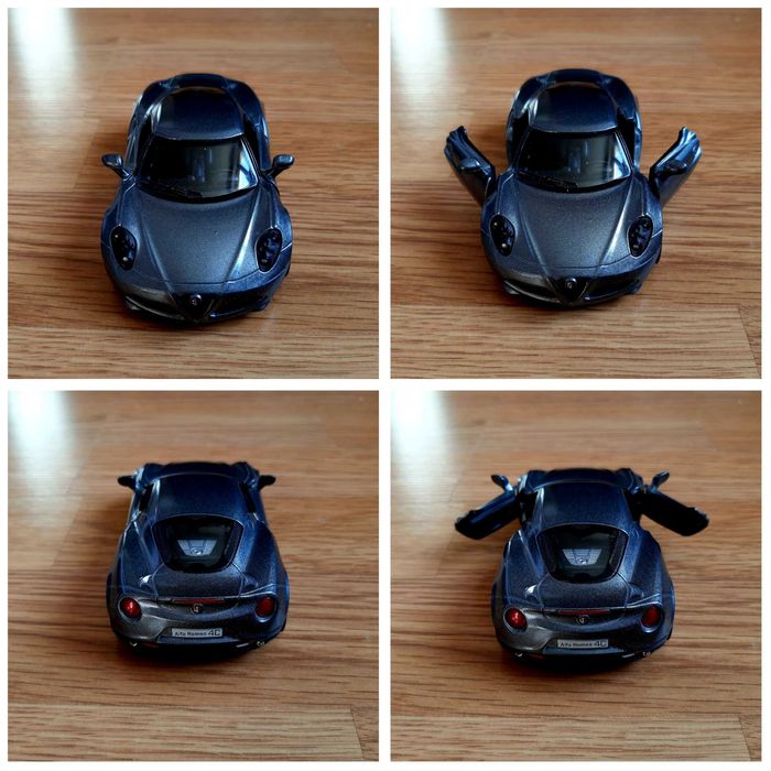 Машинка колекційна Alfa Romeo 4C, металева. Kinsmart.