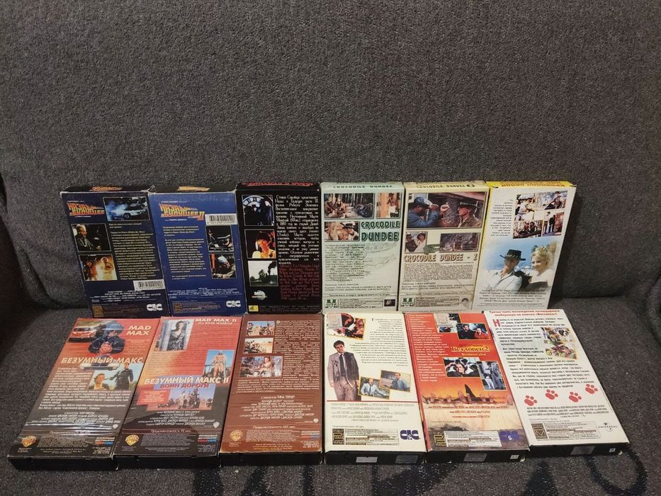 Продам видеокассеты лучшие серии фильмов VHS коллекция відеокасети