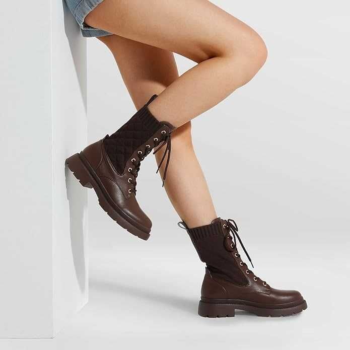 Nowe buty damskie / kozaki /botki /obuwie/ trzewiki /sznurowane !2733!