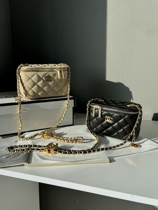 Сумка Chanel Lambskin женская сумка шанель клатч боченок кроссбоди топ
