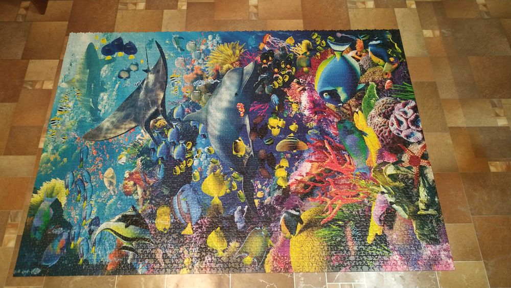 Пазли Ravensburger 9000 елементів Підводний рай 193х139 см