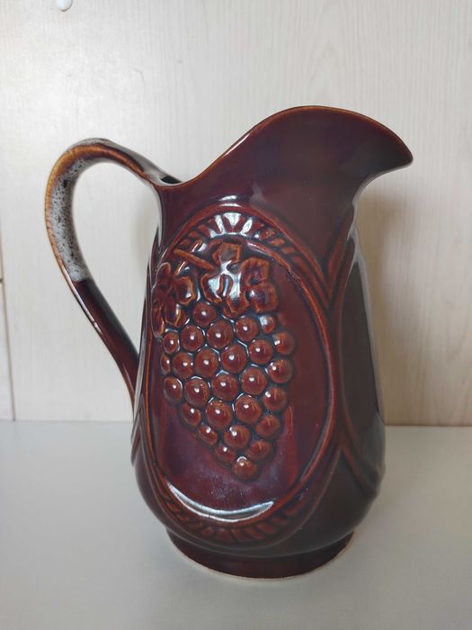 Глечик кувшин глиняний "Виноград" періоду СССР
