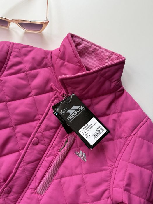 Куртка демі для дівчинки стьобана 9-10 р