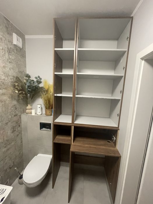 Szafa na wymiar, zabudowa do lazienki - projekt do wlasnego montazu