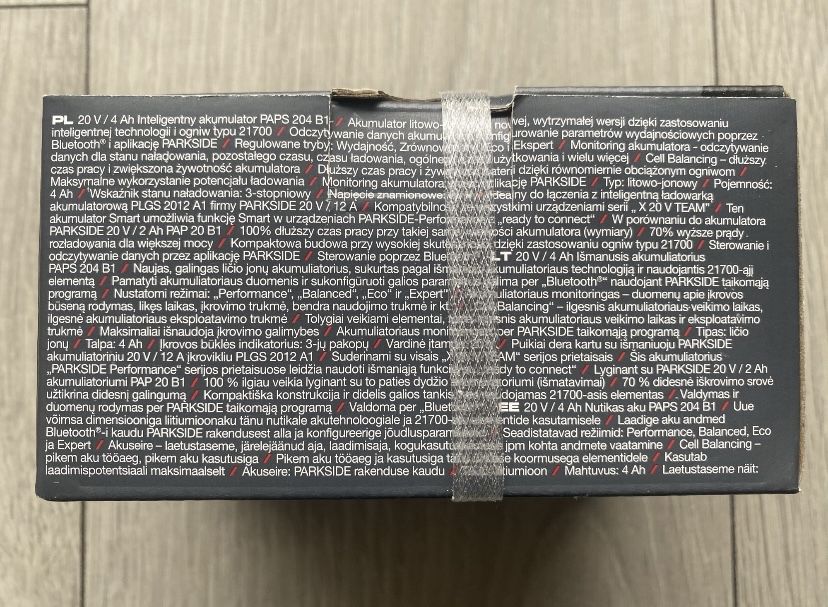 PARKSIDE Akumulator Smart PAPS 204 B1 20V 4Ah Okazja