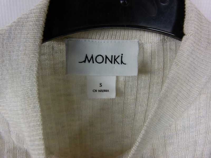 Monki dzianinowa bluzka cienki sweterek / S