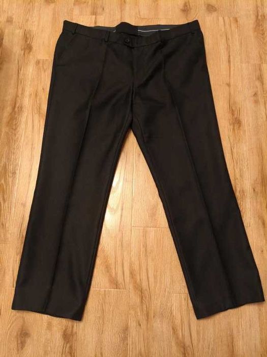 Czarny garnitur męski 3XL