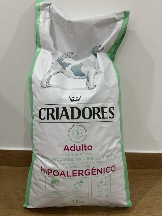 Ração hipoalergénica criadores