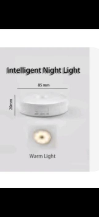 Lampka LED ,czujnik ruchu ładowanie micro usb,    Warm light-switch, 400 mah