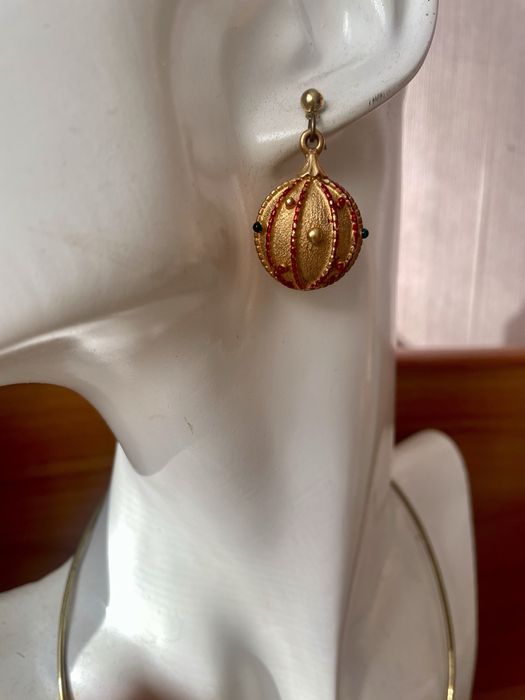 Dale колекційні вінтажні сережки різдвяні американський вінтаж