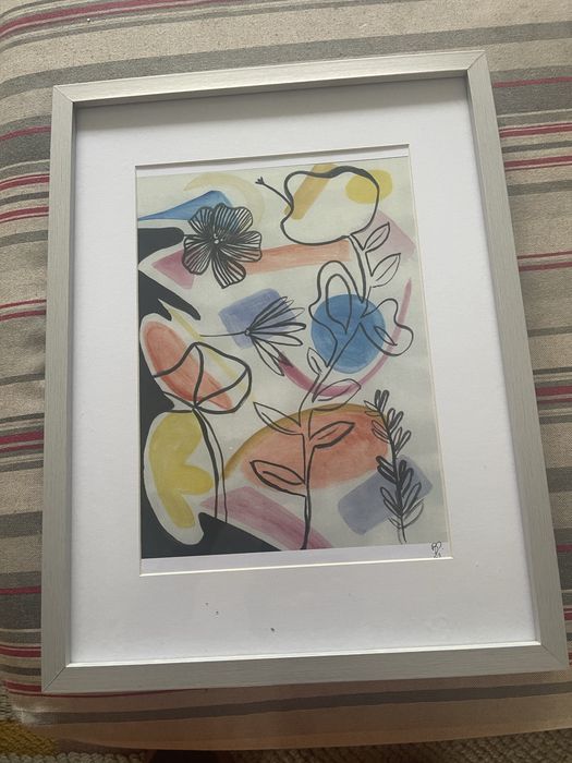 Quadro pequeno em madeira