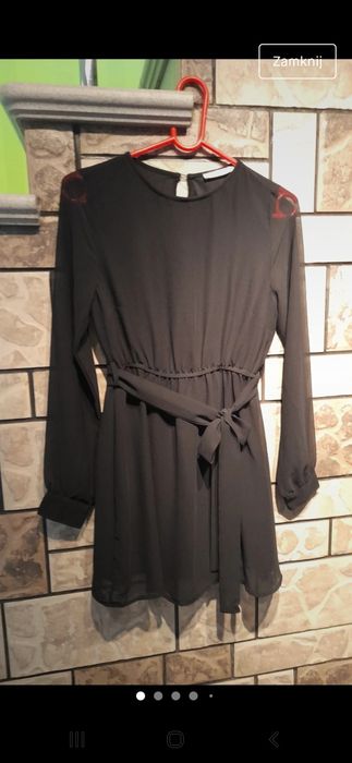 Czarna mała rozmiar XS