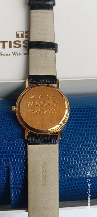 Relógio Tissot, caixa em ouro, novo,