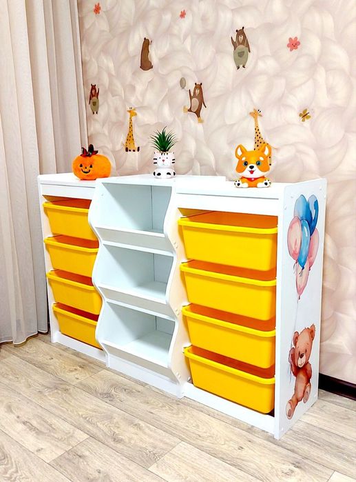 ‼️Для ІГРАШОК‼️ Стелаж для іграшок Полиця Комод органайзер для іграшок