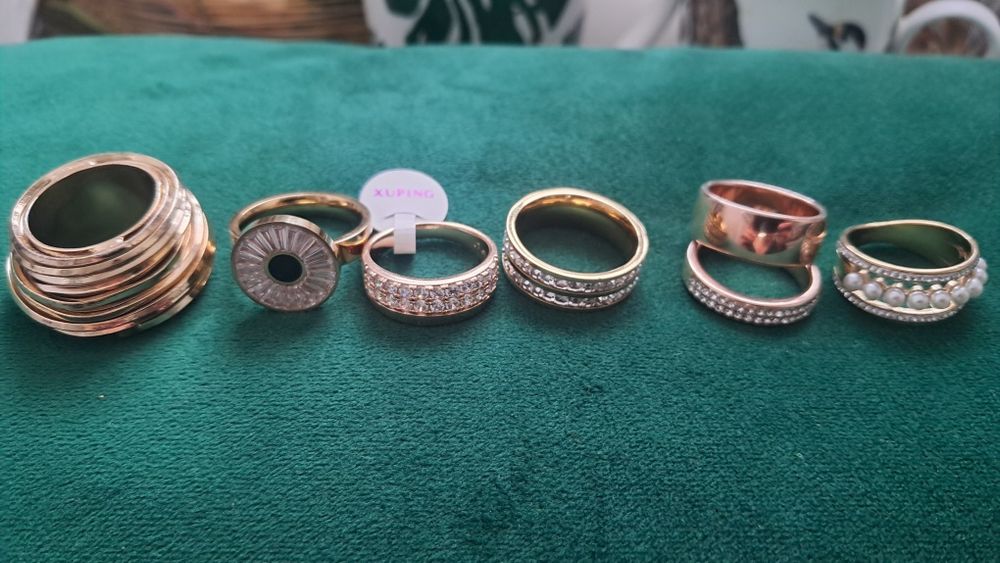 Pierścionki r.7 stal chirurgiczna