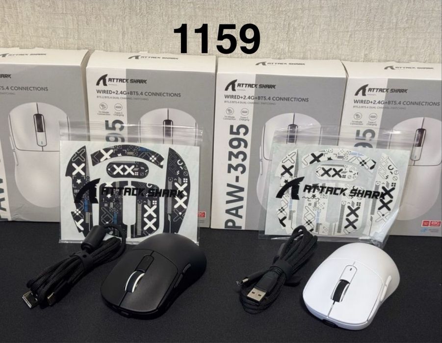 Гарантія‼️ Attack Shark X11 X3 X6 R1 ігрова мишка PW3395 игровая мышка