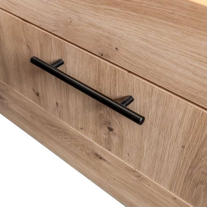 Regał na pieczywo MEGA-M 100x58x205 z szybą LED dąb artisan - od ręki