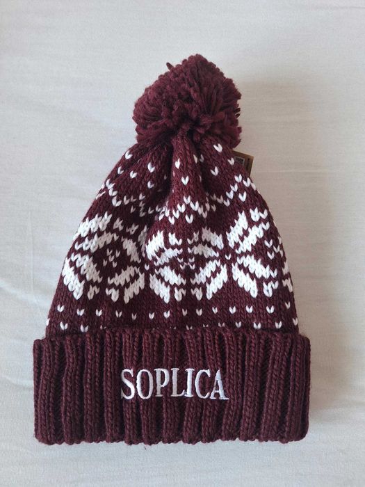 Zimowa czapka z pomponem Soplica [nowa]