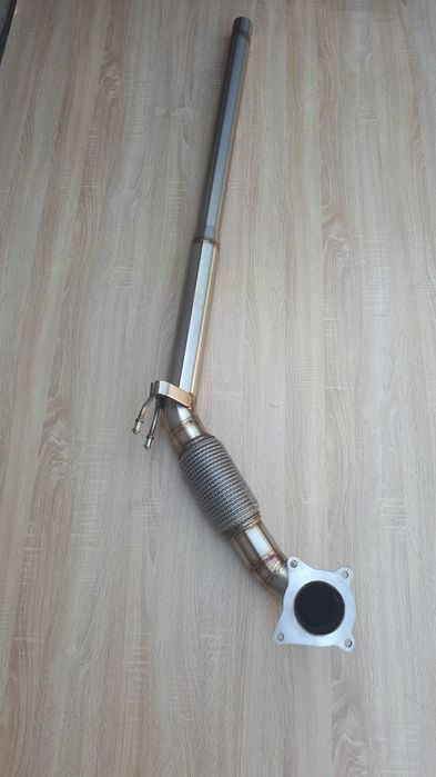 Даунпайп VW Volkswagen Golf 6R Downpipe Фольцваген Гольф Heat Shield