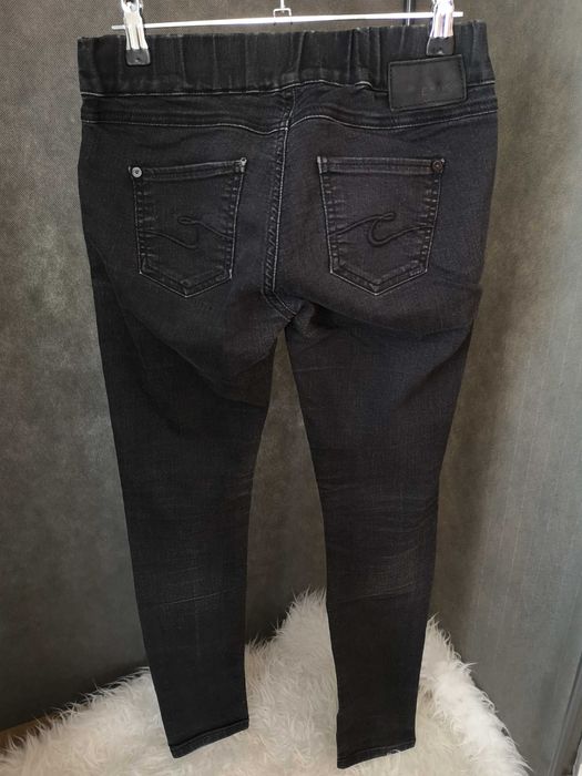 CROSS Jeans czarne jeansy joggery W27 L32 XS/S