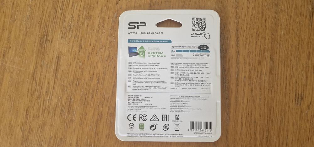 Dysk SSD Silicon Power Ace A55 256GB SATA III 2.5" – NOWY