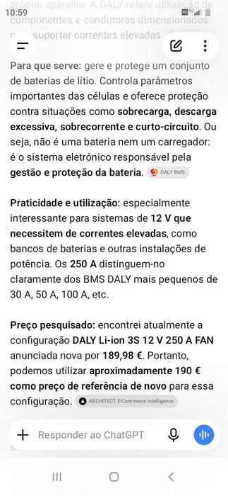 BMS Para baterias lítio  Oportunidade