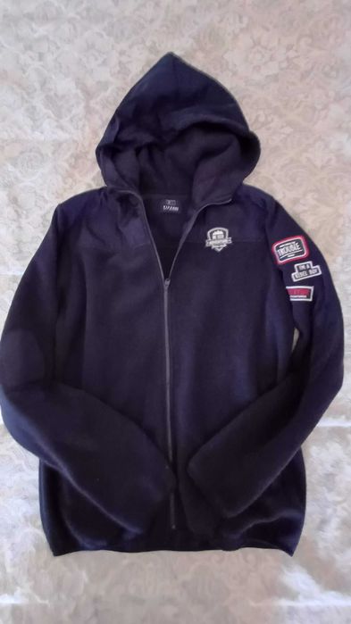 Casaco Polar Tiffosi Azul Escuro com Capuz – Tam. 13/14 anos (164cm)