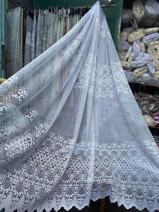 ХІТ!Коротка тюль 1.6м висота на кухню, арка, гардины жакард