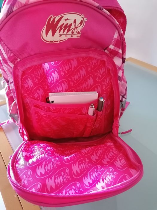 Mochila escolar + saco desporto Winx