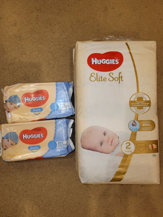 Памперсы 3 и 4 ки новые запакованные
