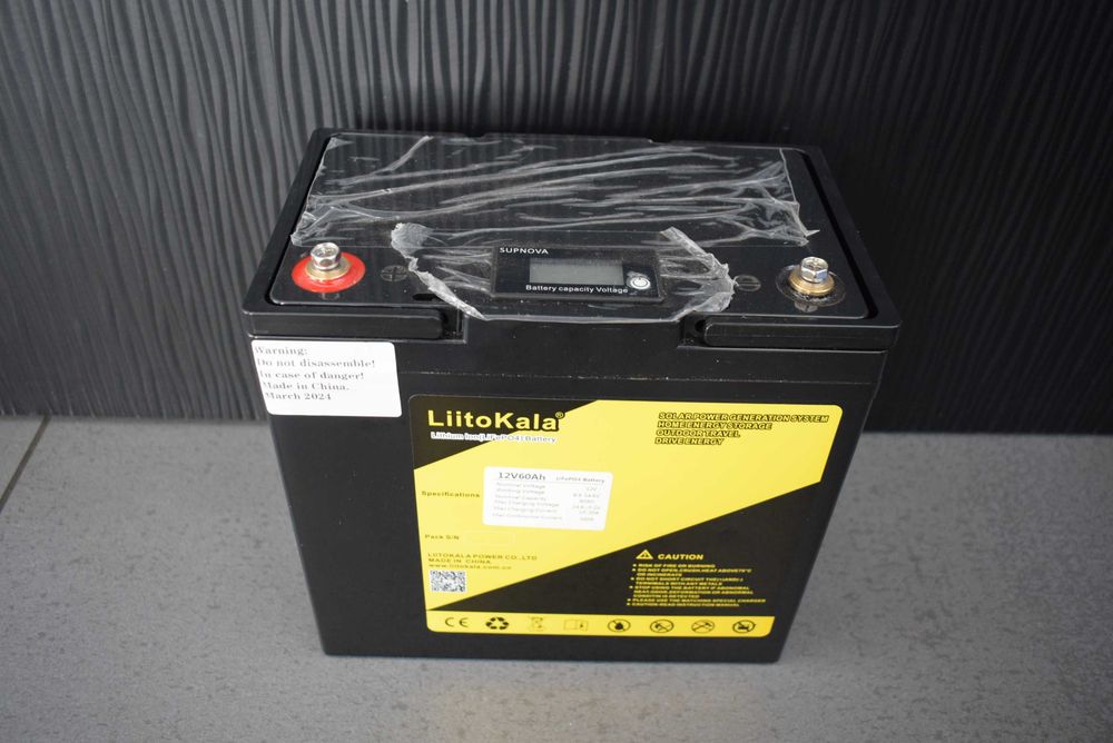 Akumulator Liitokala 12V 60Ah Litowo żelowy