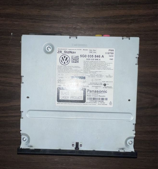 Rádio Original do Golf 7 GTD de 2014