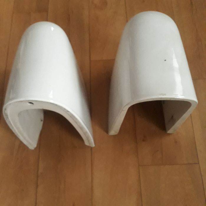 Półpostument ceramiczny pod umywalkę, długość 36, szer 22 cm