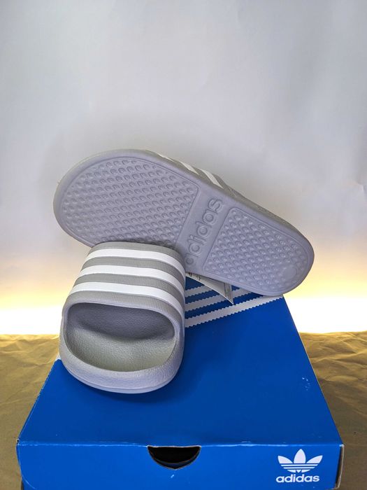 Шльопанці Adidas Adilette Aqua сірі EU 38 UK 5 оригінал