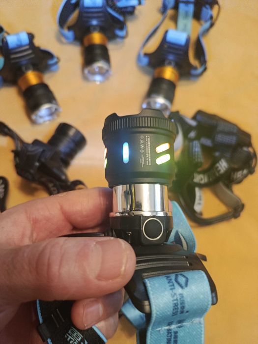 Ліхтарі налобні та ручні  з алюмінієвого сплаву