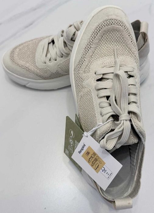 Sneakersy damskie Geox Nebula 2.0 X, rozmiar 38, beżowe / NOWE