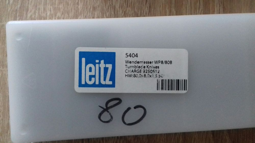 Płytki do Frezów 80x8x1.5 Leitz