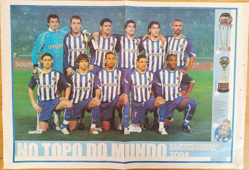 F.C.Porto - posters vencedor Taça Intercontinental 2004 e Vitor Baía
