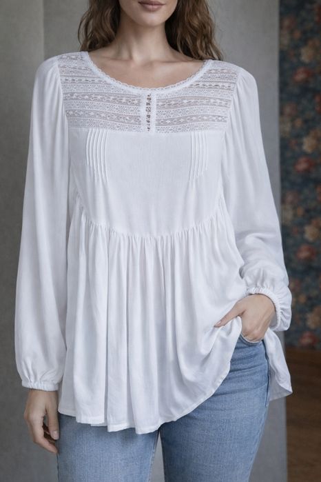 Koszulowa bluzka Boho C&A r. S
