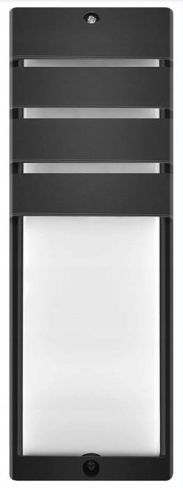 Lampa, Kinkiet elewacyjny czarny  LED 1x E27