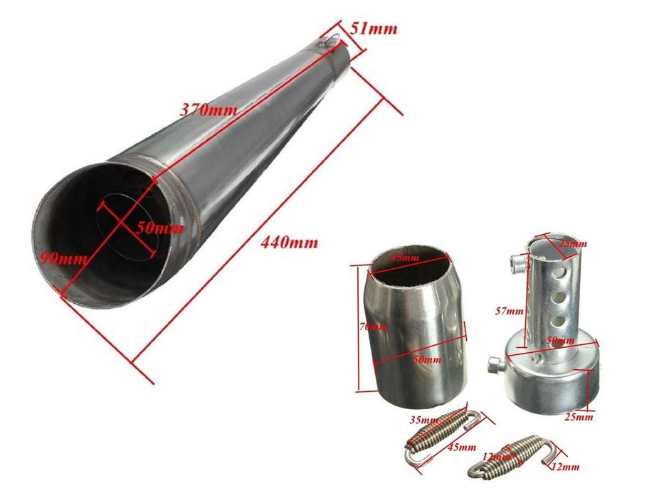 Ponteiras de escape para mota