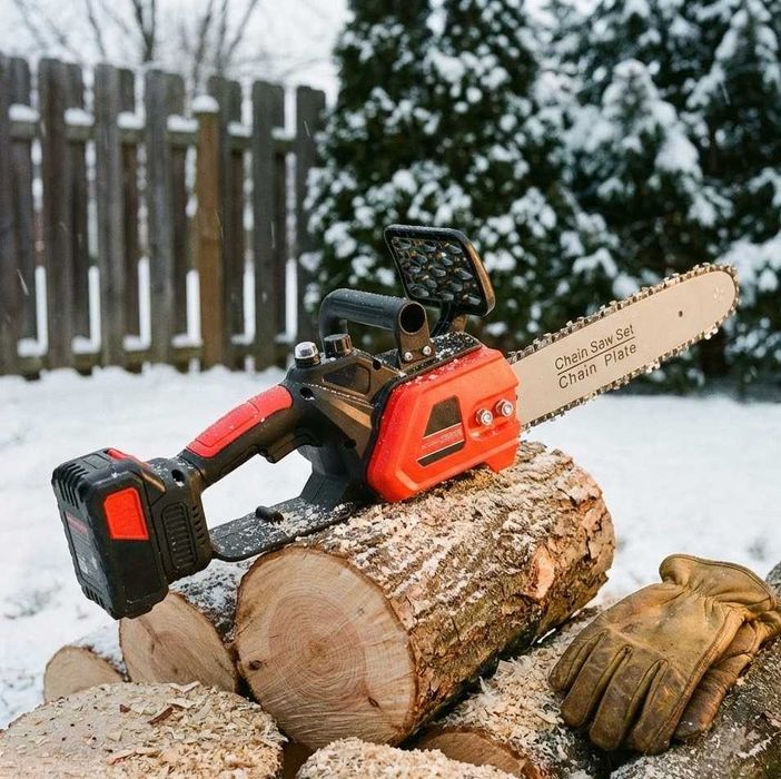 Пила цепная по дереву аккумуляторная электрическая пилка акумоляторна