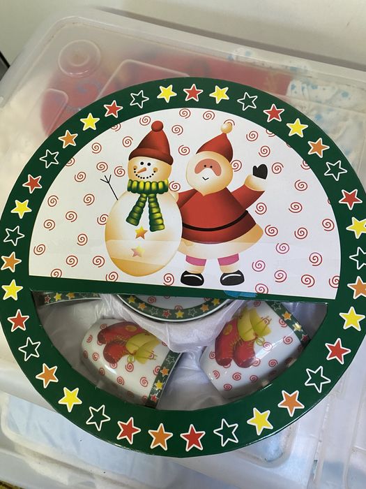 Conjunto de Chávenas de Natal