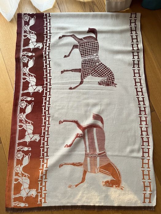 Шарф палантин Hermes