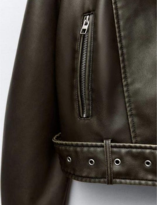 Куртка косуха оверсайз Zara