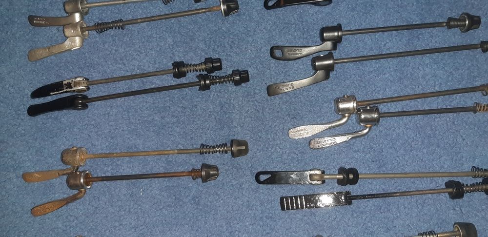 Apertos rápidos para rodas de bicicletas