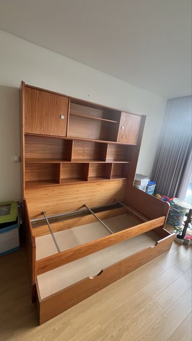 Estúdio com duas camas de solteiro