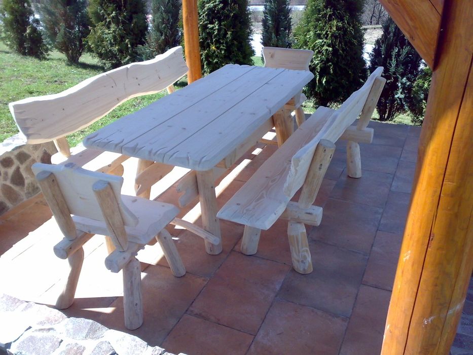 Góralskie Meble Biesiadne Ogrodowe Barowe Restauracyjne Retro