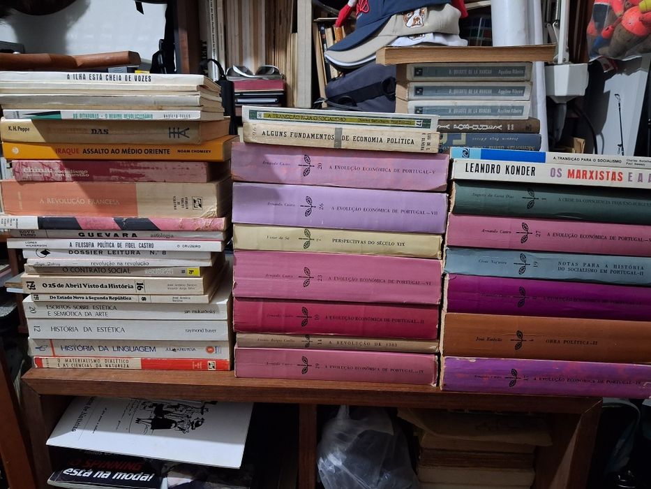 Coleção de livros de política